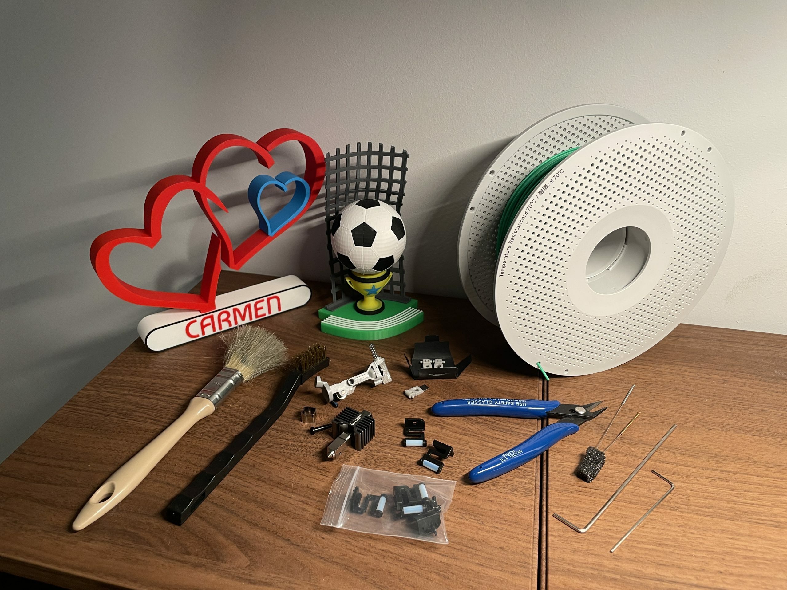 Piezas y material de trabajo 1